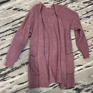 Pink comfy cardigan